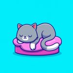 lindo-gato-durmiendo-ilustracion-icono-dibujos-animados-almohada-concepto-icono-amor-animal-aislado-estilo-dibujos-animados-plana_138676-2172
